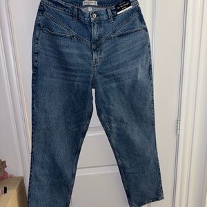 NWT Abercrombie & Fitch Ultra High Rise Blue Jeans